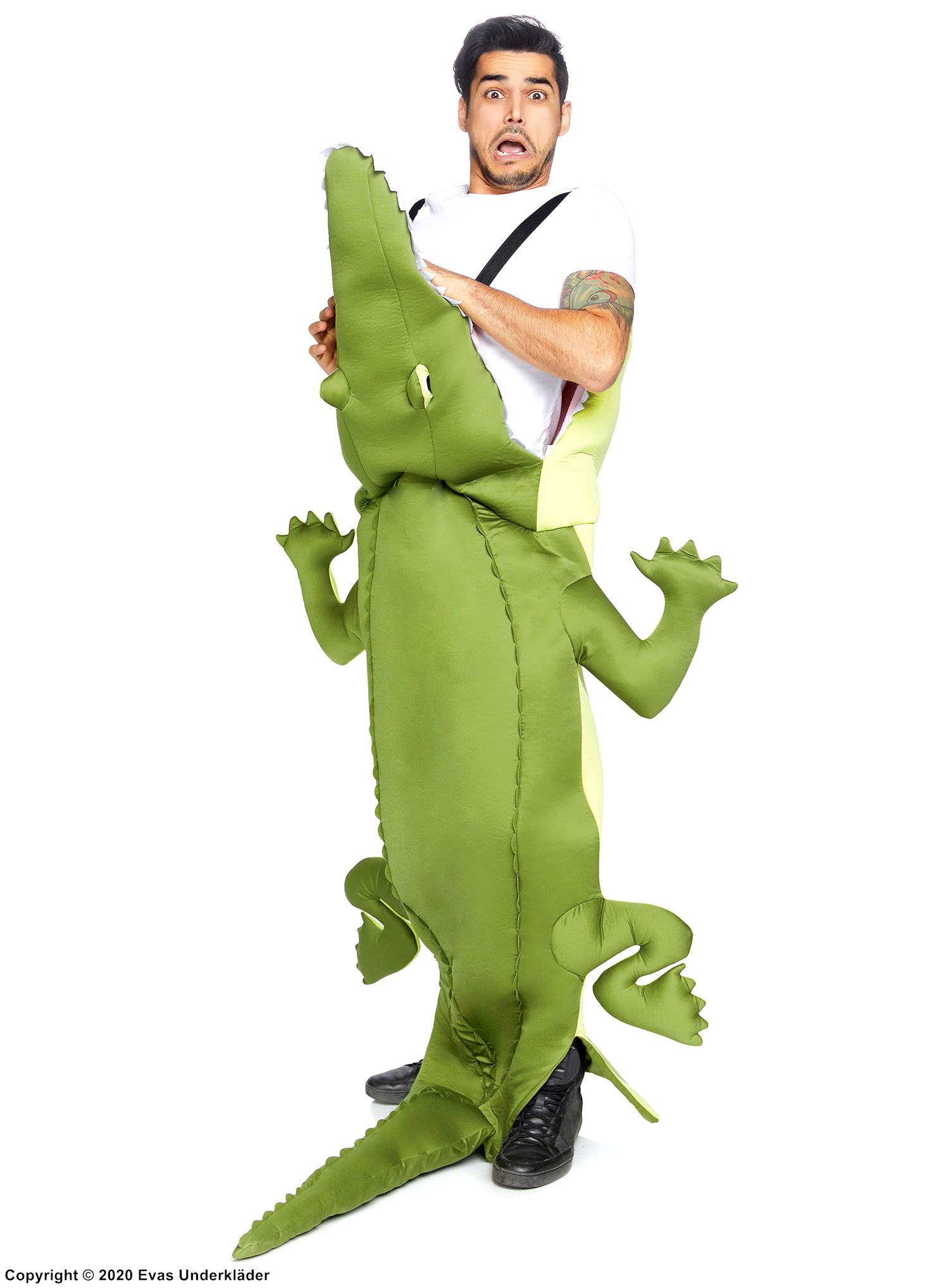 Crocodile, costume jumpsuit